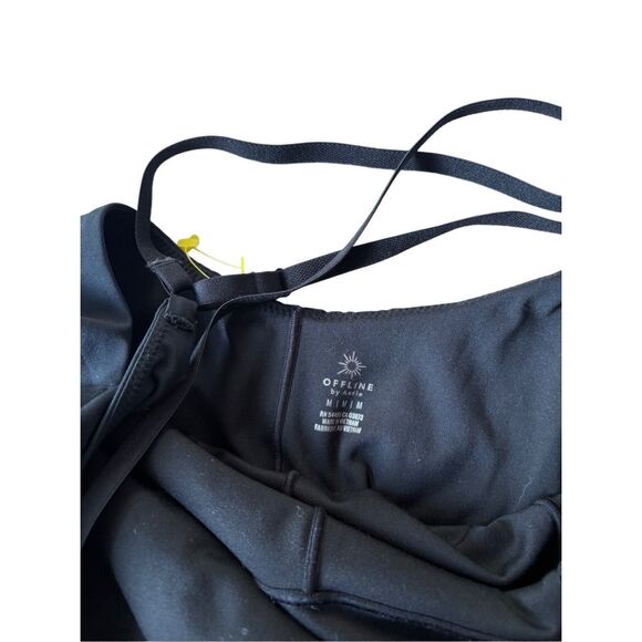 OFFLINE By Aerie Exercise Dress Black size M Mini Athleisure - Picture 8 of 13